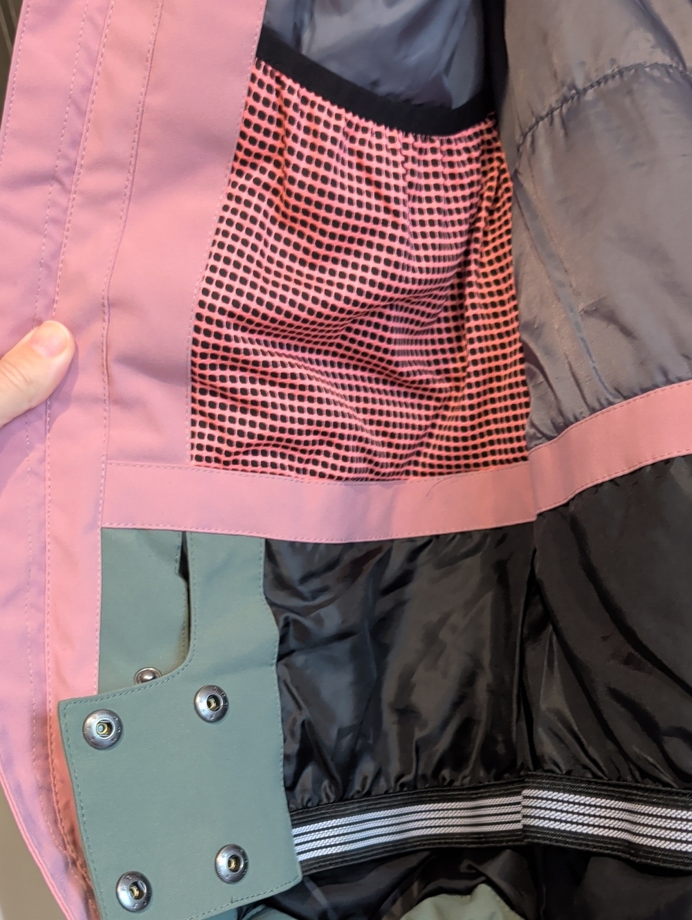 Killtec Women's Pink & Sage Colorblock Ski Jacket 8 - Picture 5 of 8